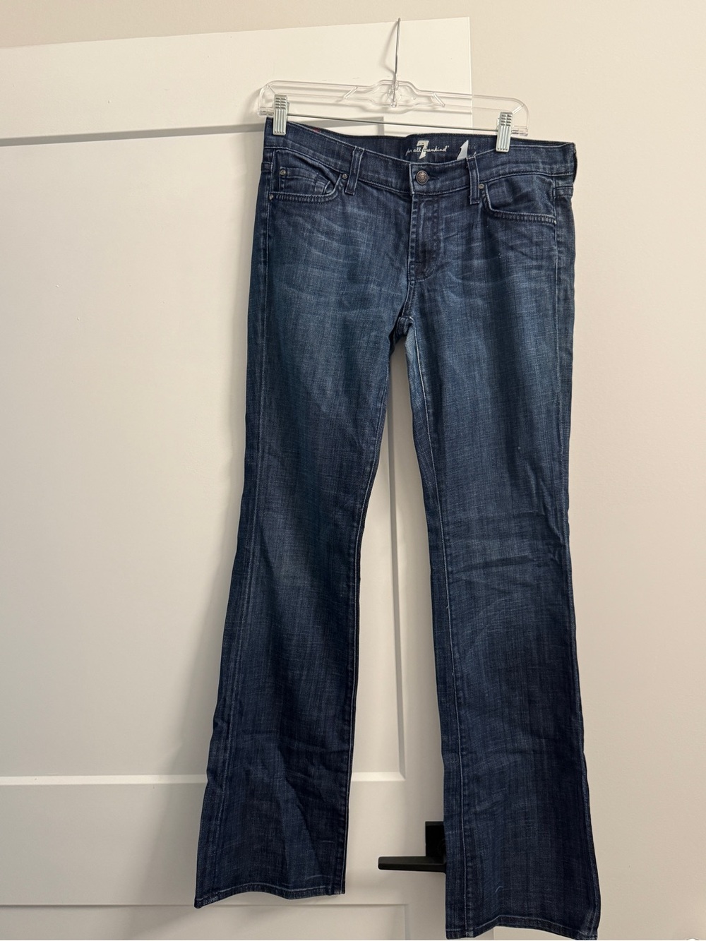 7 For All Mankind Lexie Petite Dark Wash Bootcut Jeans,Size 30